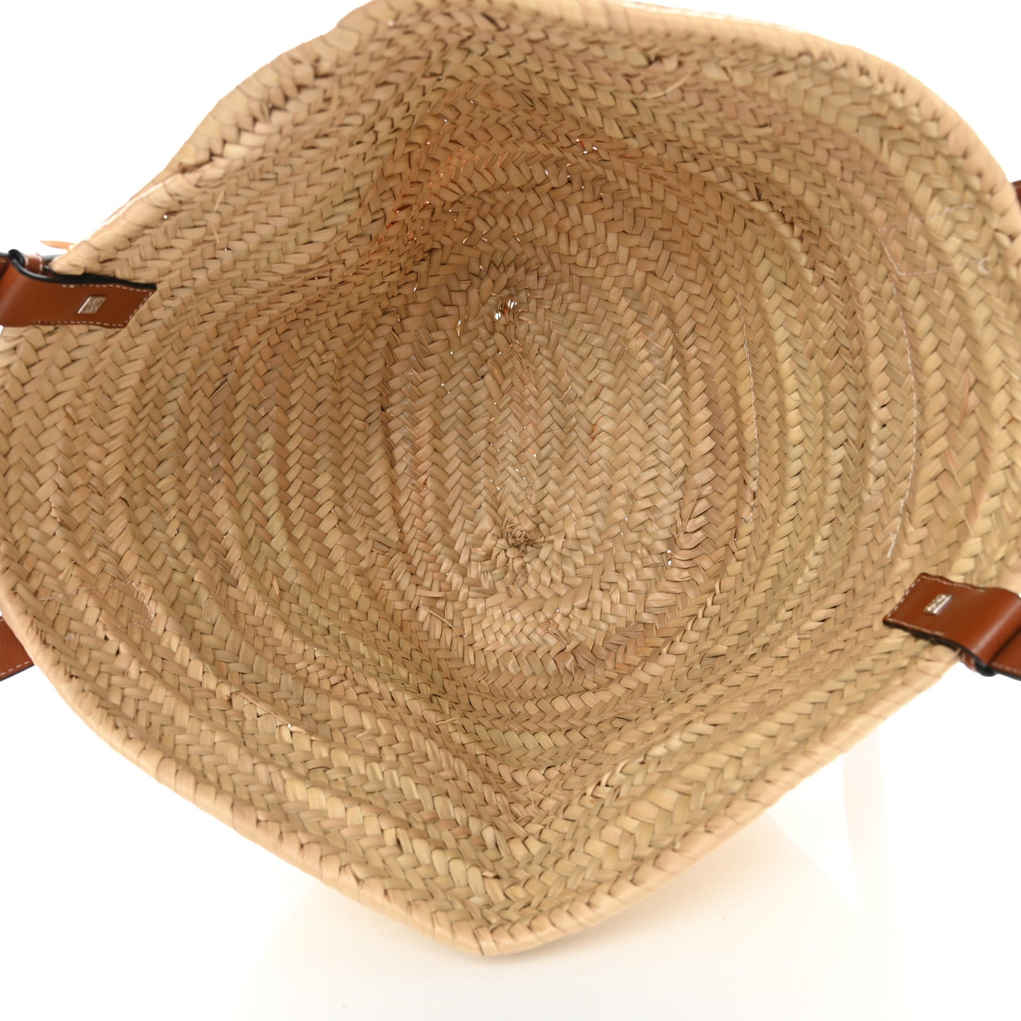 Raffia Large Basket Tote Bag Natural Tan