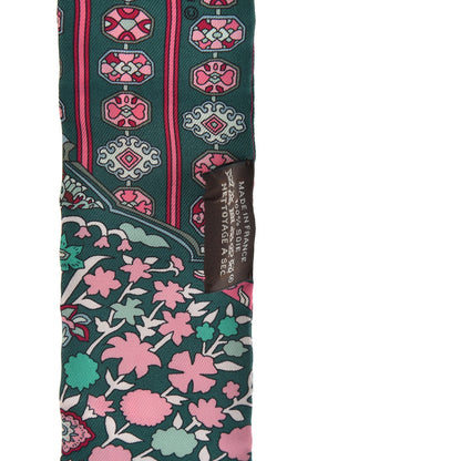 Hermes Silk Tapis Persans Twilly Lagon Vert Rose 3 of 4