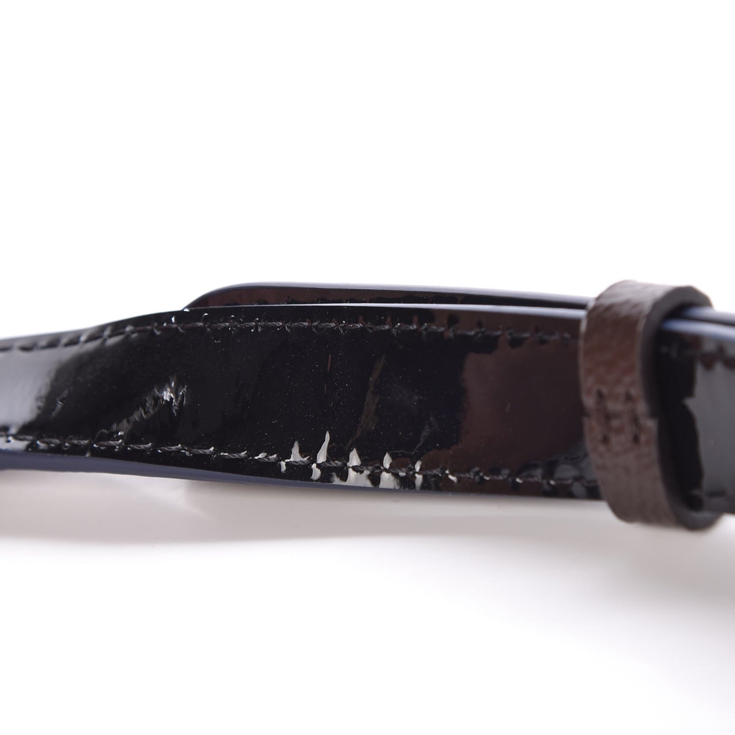 Patent Monogram Cherrywood Adjustable Strap Black