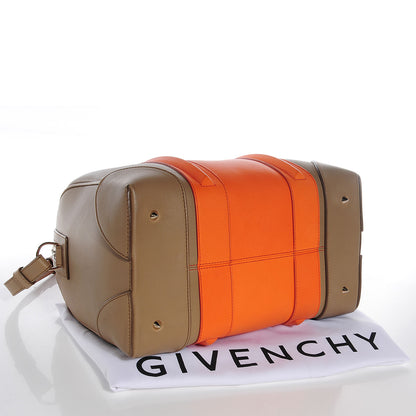 Givenchy Matte Calfskin Medium Bi-Color Lucrezia Beige Orange 4 of 10
