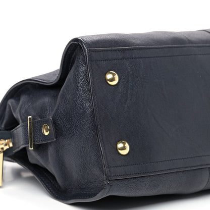 Saint Laurent Sheepskin Small Cabas ChYc Navy 7 of 9