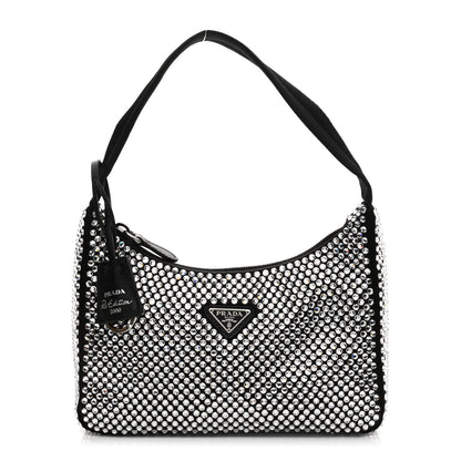 Prada Satin Crystal Mini Re-Edition 2000 Bag Cristal 1 of 11
