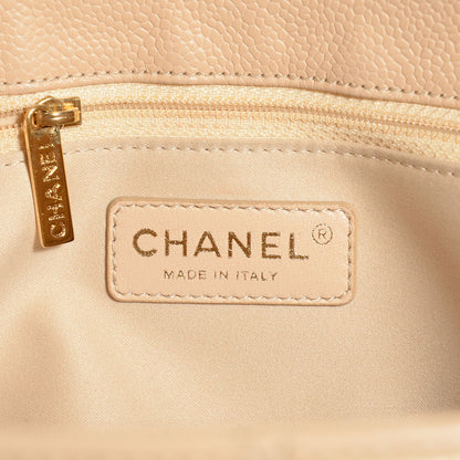 Chanel Caviar Quilted Grand Shopping Tote GST Beige Clair 6 of 7