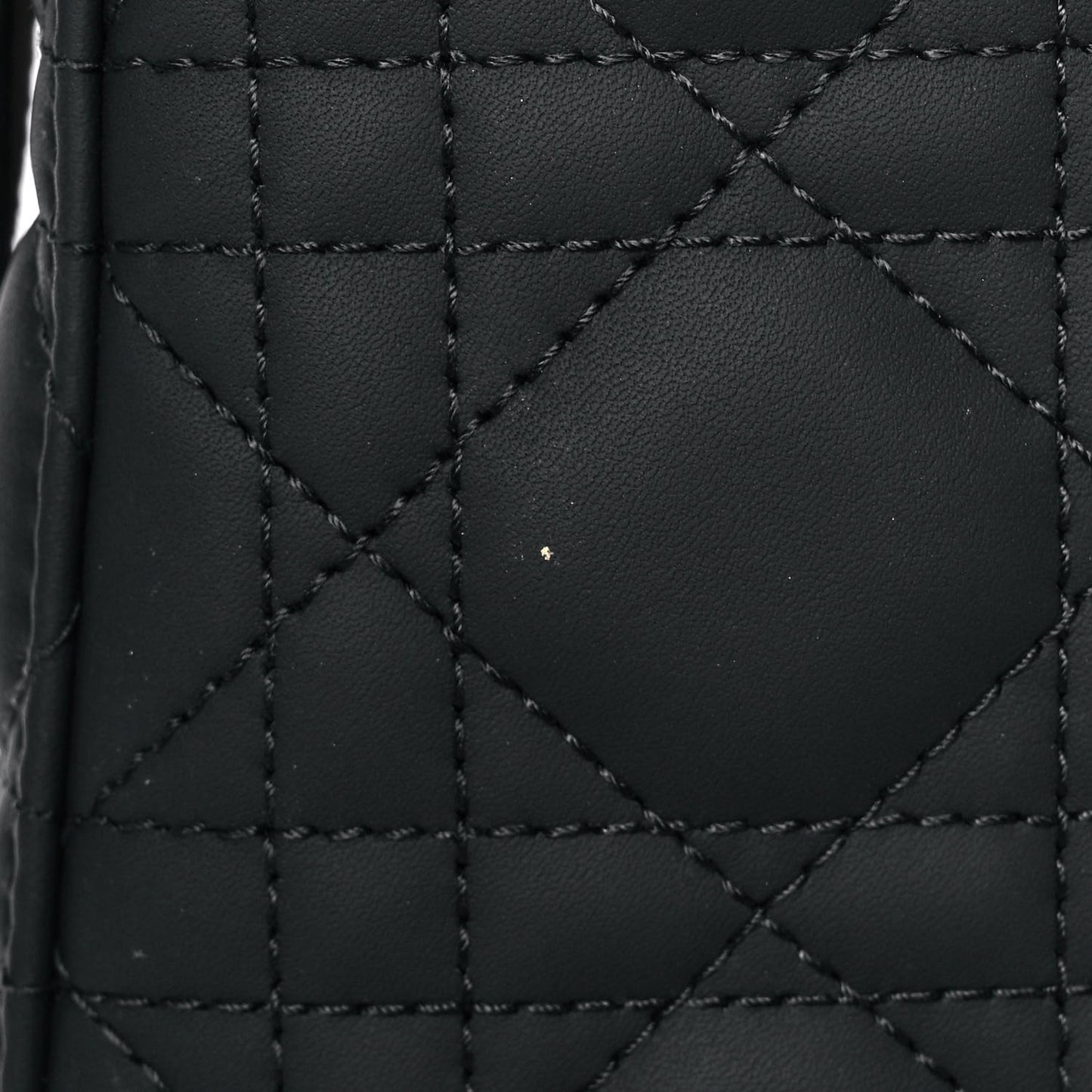 Ultra Matte Calfskin Cannage Small My ABCDior Lady Dior Black