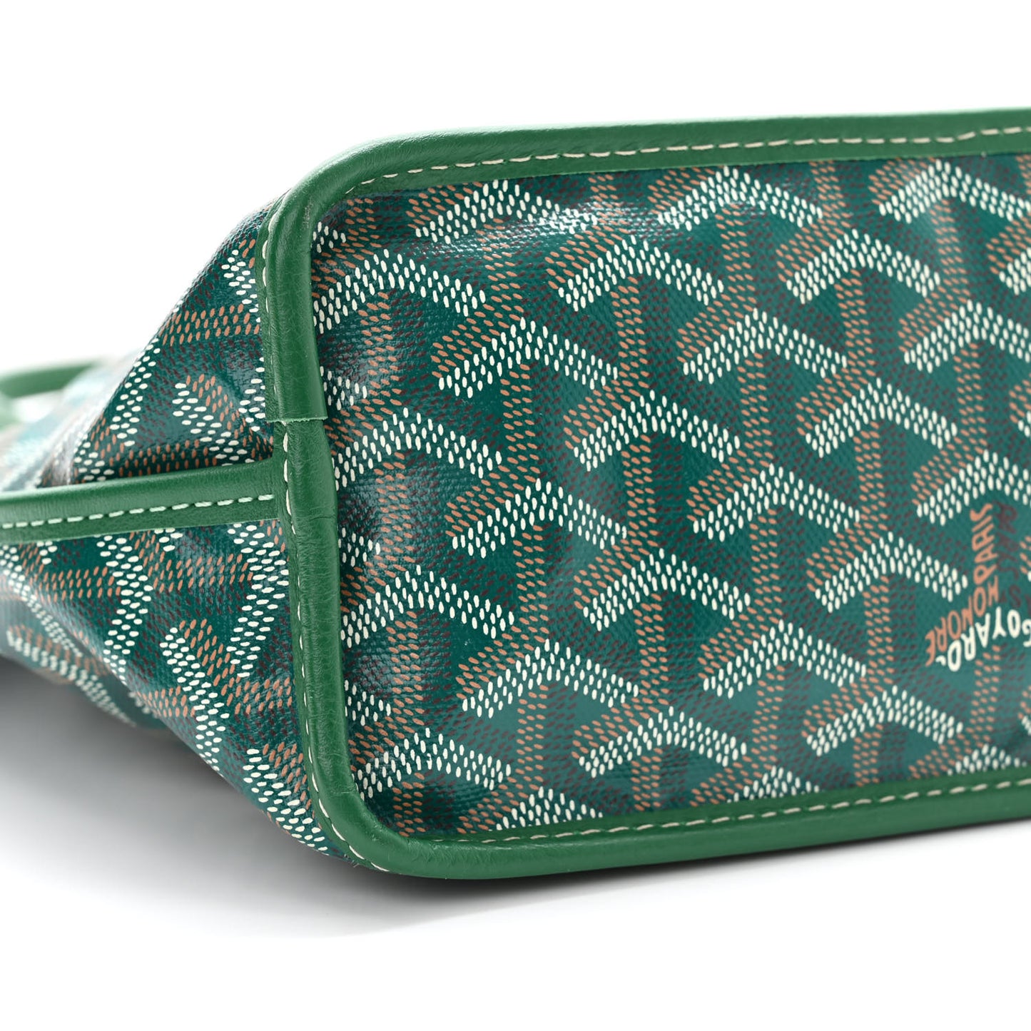 Goyardine Reversible Mini Anjou Green
