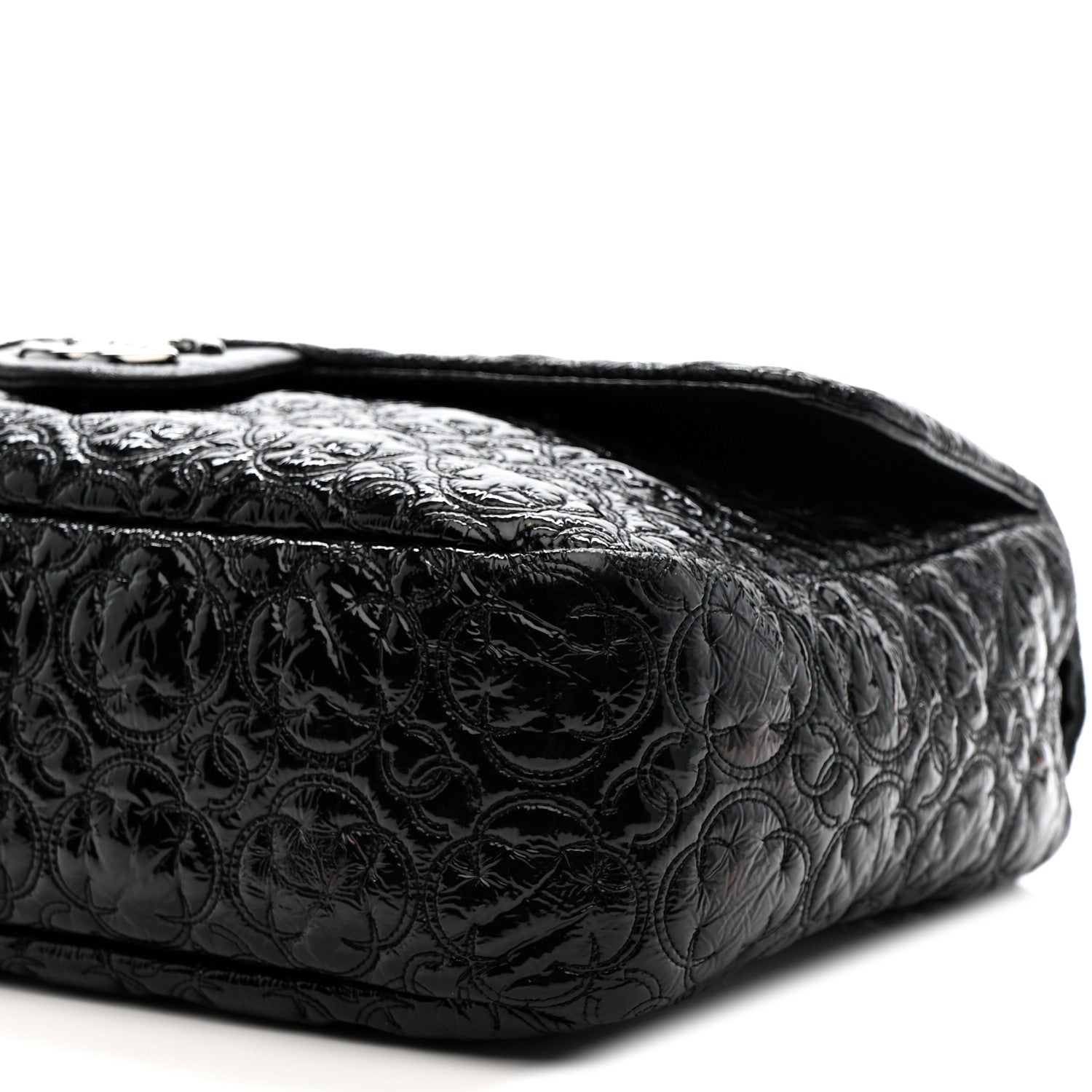 Chanel Vinyl Rock In Moscow Single Flap Black 10 of 10