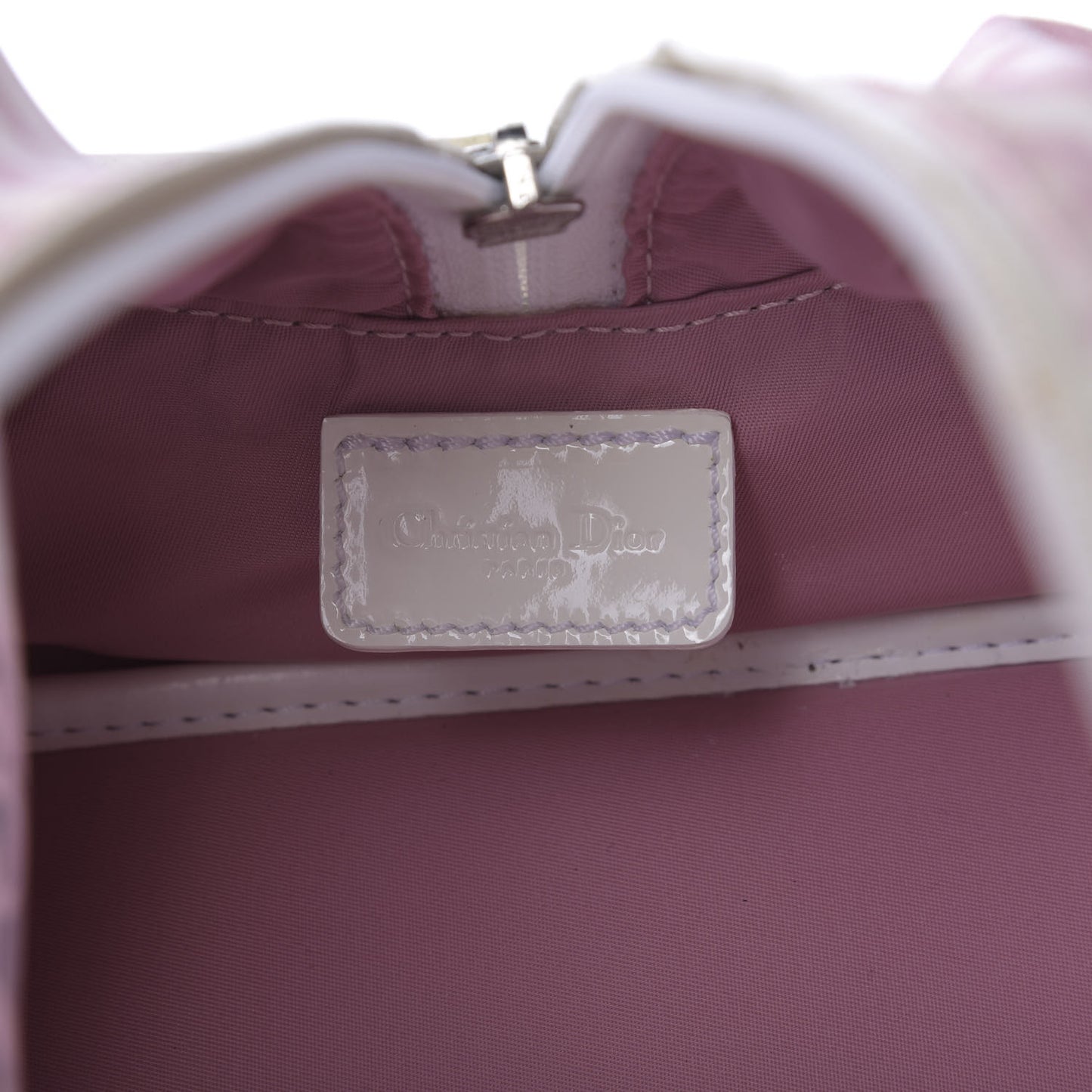 Monogram PVC Bowler Pink