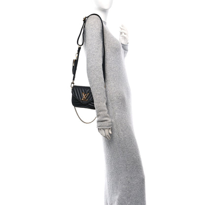 Louis Vuitton Calfskin New Wave Multi Pochette Black 2 of 11