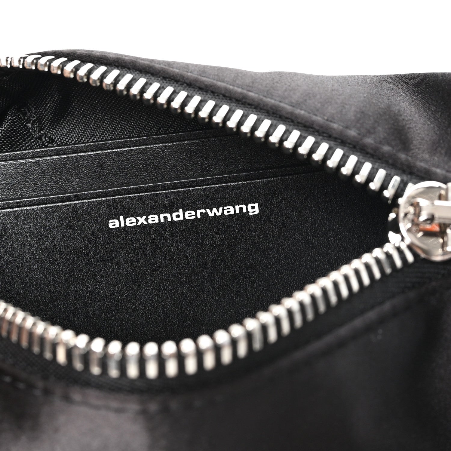 Alexander Wang Satin Crystal Heiress Pouch Black 6 of 11