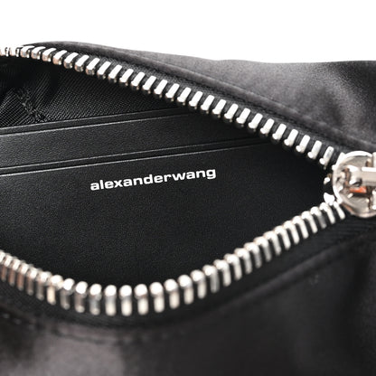Alexander Wang Satin Crystal Heiress Pouch Black 6 of 11