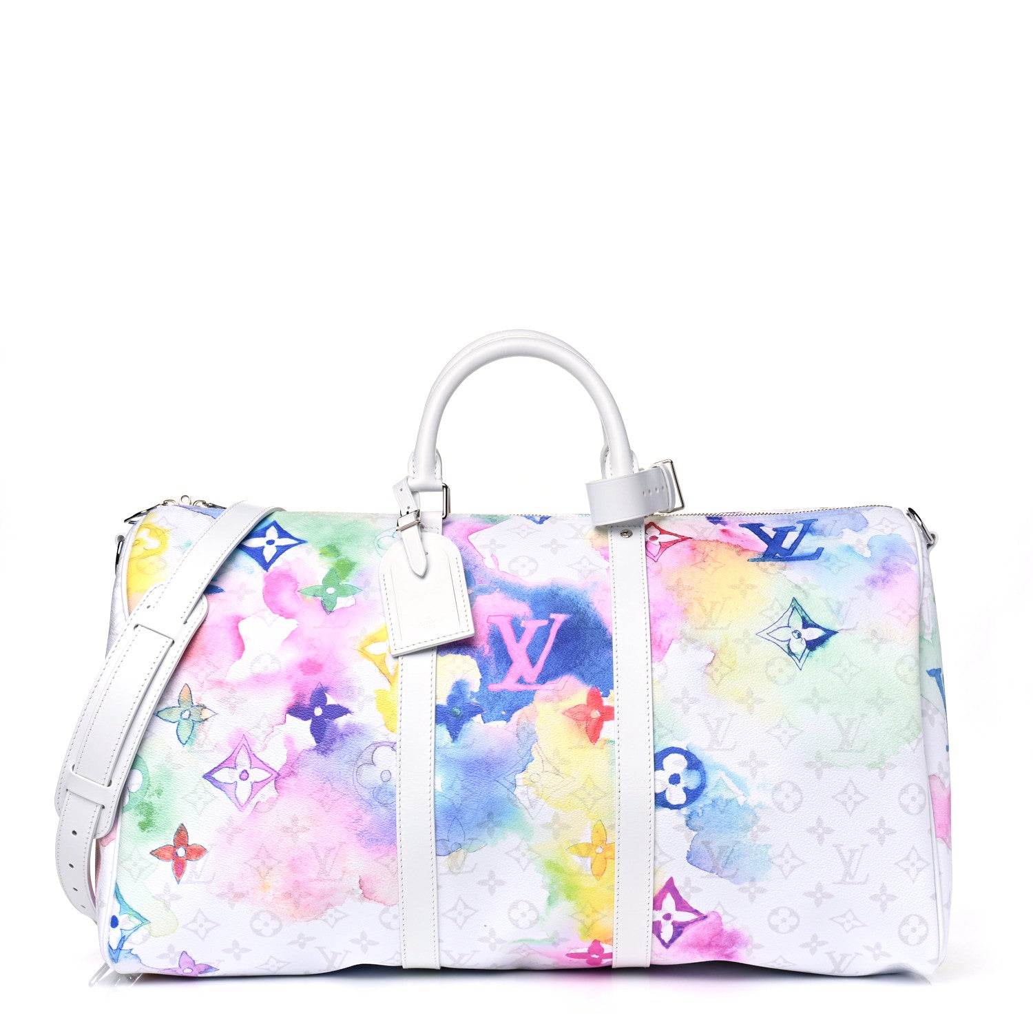 Louis Vuitton Monogram Watercolor Keepall Bandouliere 50 Multicolor 1 of 4