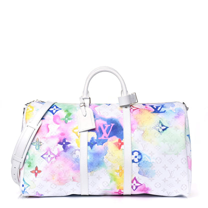Louis Vuitton Monogram Watercolor Keepall Bandouliere 50 Multicolor 1 of 4