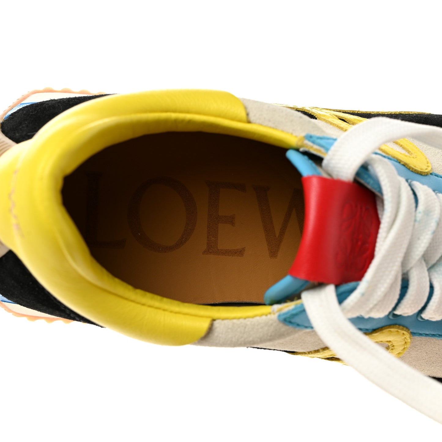 Suede Womens Flow Runner Sneakers 36 Multicolor