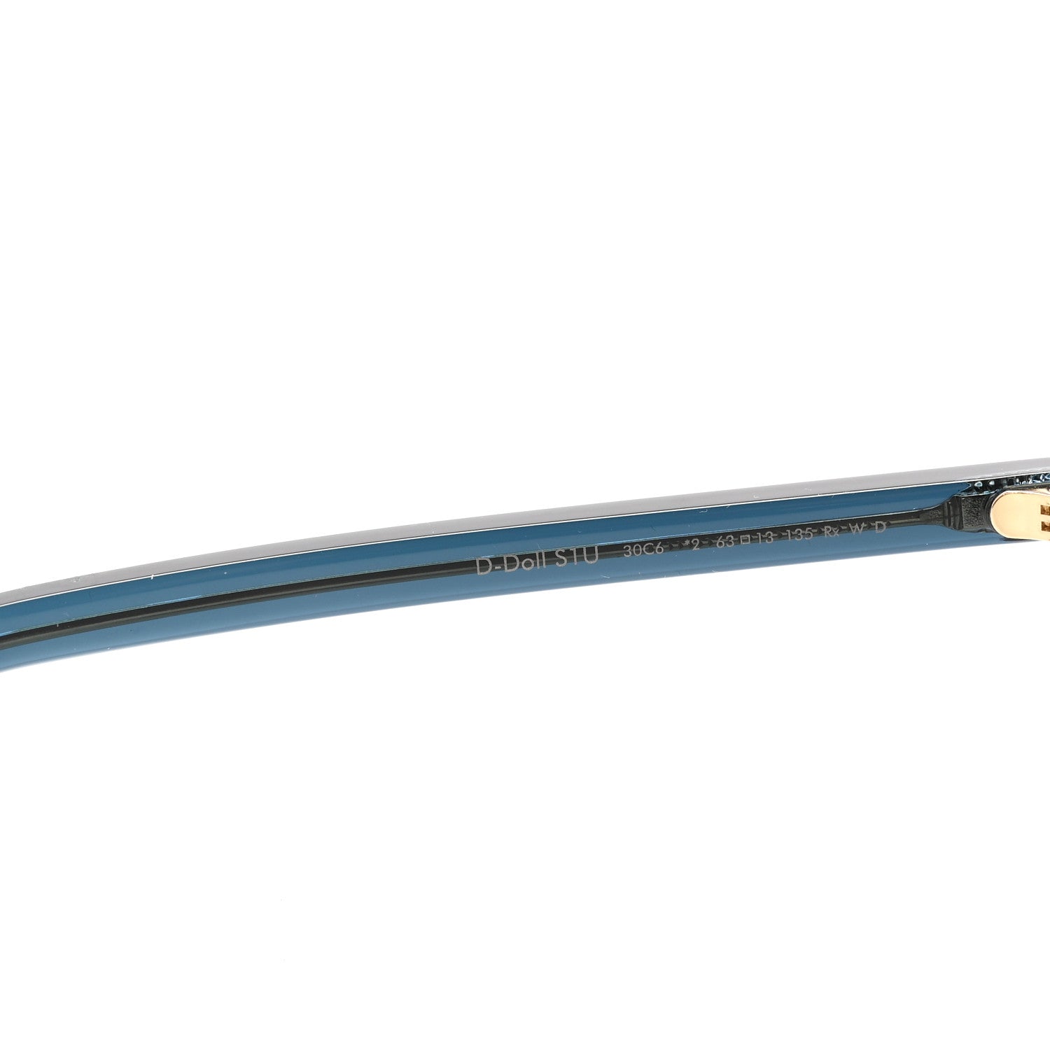 Christian Dior Transparent Acetate D-Doll Sunglasses Blue 6 of 8