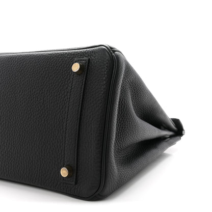 Hermes Togo Birkin 30 Black 10 of 11
