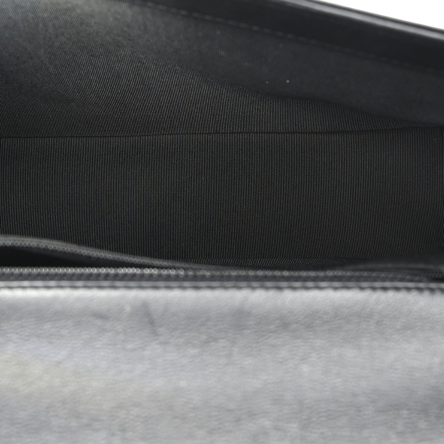 Calfskin Quilted Checkerboard Trim New Medium Boy Flap Black White