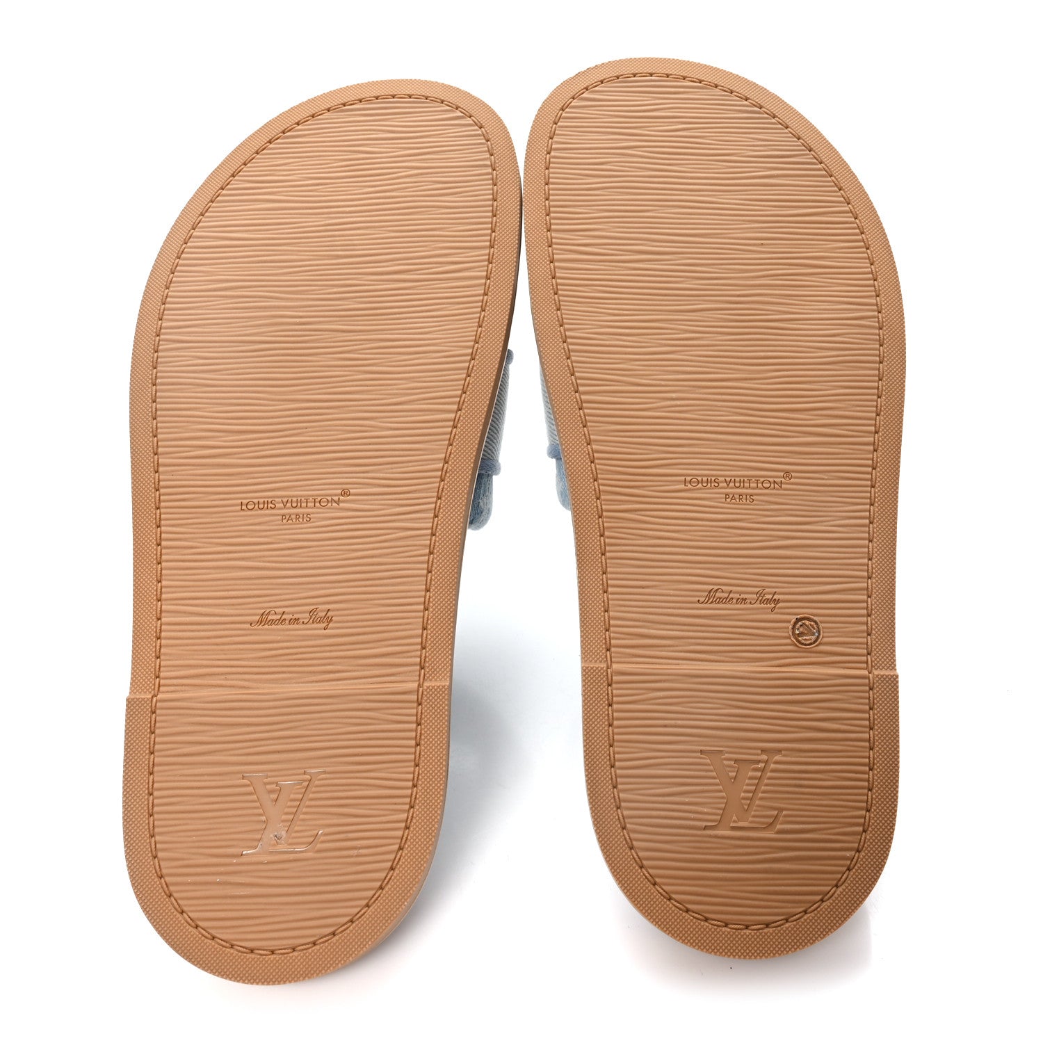 Louis Vuitton Monogram Denim LV Bliss Womens Comfort Mules 39 Turquoise 7 of 9