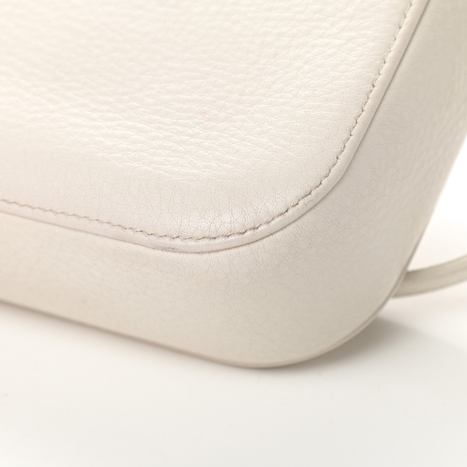 Balenciaga Calfskin Logo S Everyday Camera Bag White 10 of 18