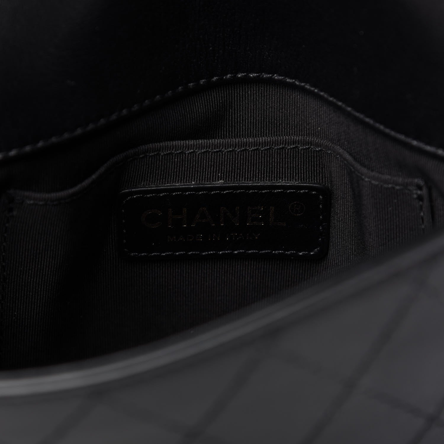 Chanel Calfskin Stitched Flap Bag Black 8 of 10