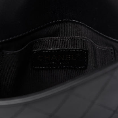 Chanel Calfskin Stitched Flap Bag Black 8 of 10