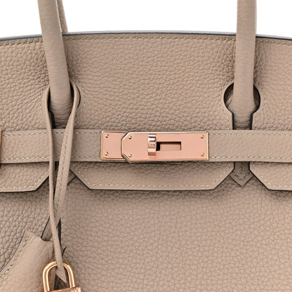 Hermes Togo Birkin 30 Gris Tourterelle 8 of 14