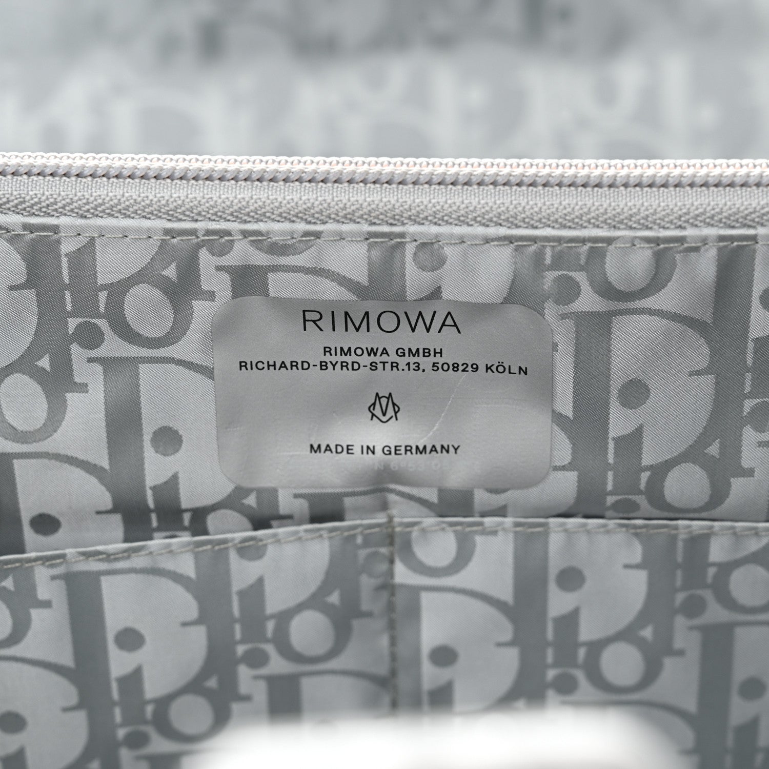 Christian Dior X RIMOWA Aluminum Oblique Hand Case Grey 6 of 19