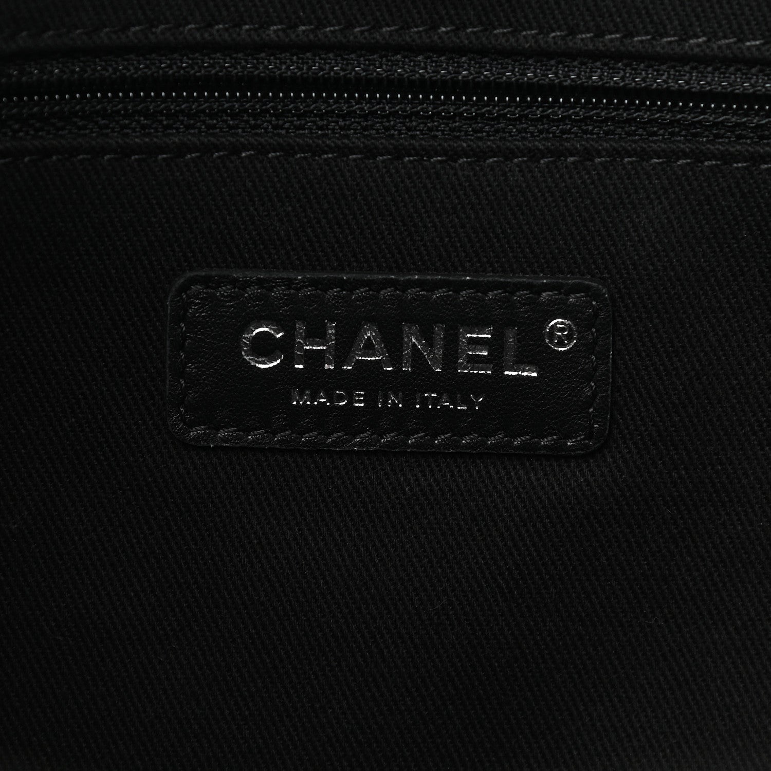 Chanel Canvas Small Deauville Tote Grey 6 of 9