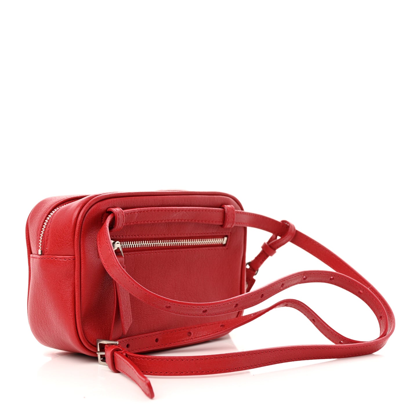 Lambskin Monogram Lou Belt Bag Red
