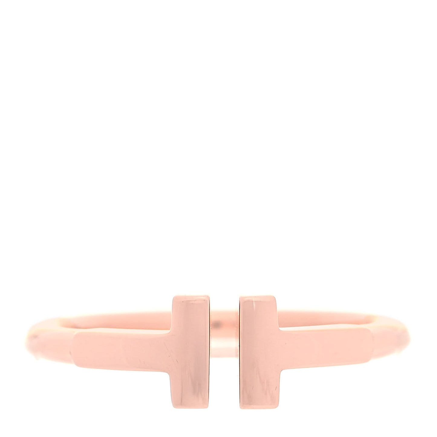 18K Rose Gold T Wire Ring 50 5.5