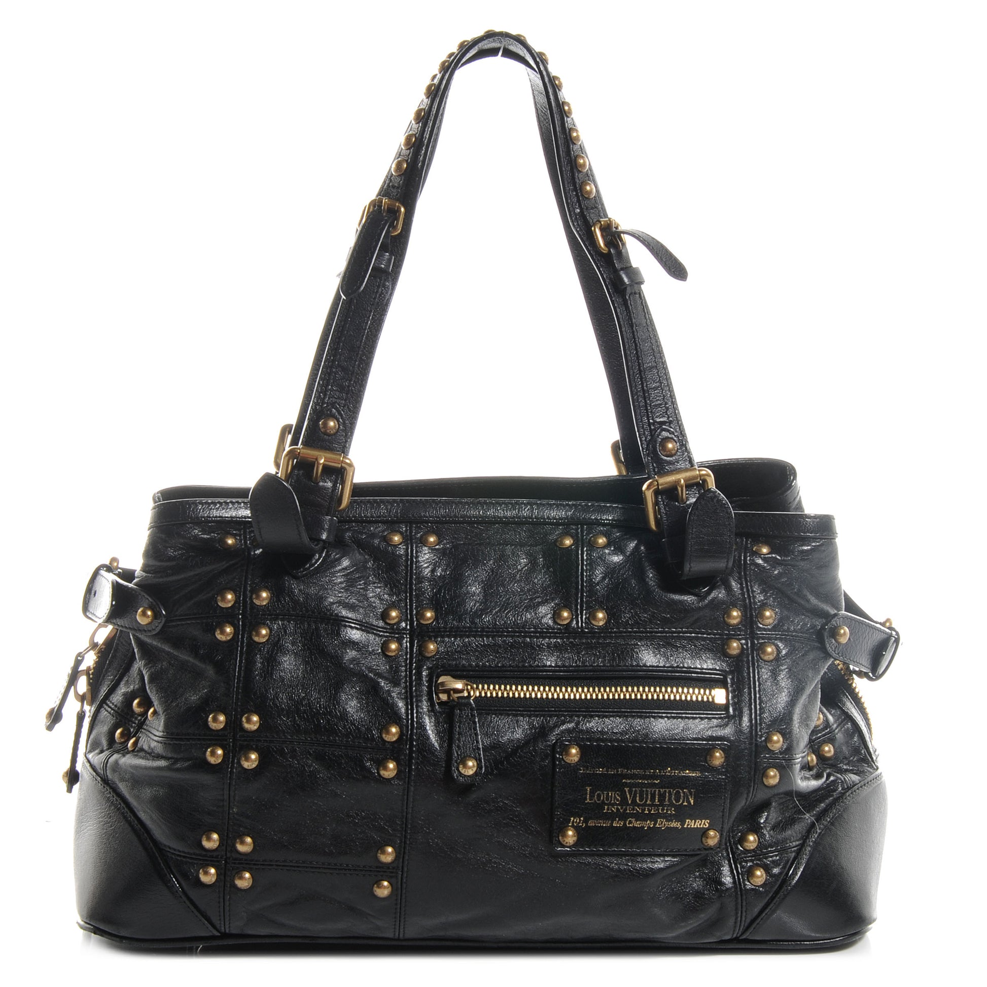 Louis Vuitton Lambskin Riveting Black 1 of 10