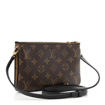 Louis Vuitton Reverse Monogram Giant Double Zip Pochette 3 of 10