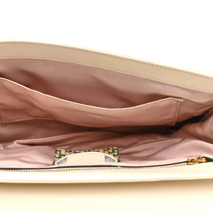 Gucci Vitello Palmellato Lux Crystal Medium Rajah Shoulder Bag Mystic White Multicolor 17 of 17