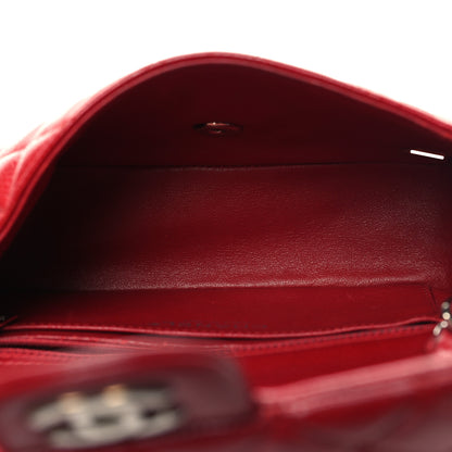 Chanel Caviar Quilted Mini Rectangular Flap Red 5 of 12