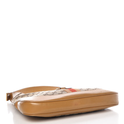 Gucci Monogram Web Jackie O Hobo Tan 4 of 16