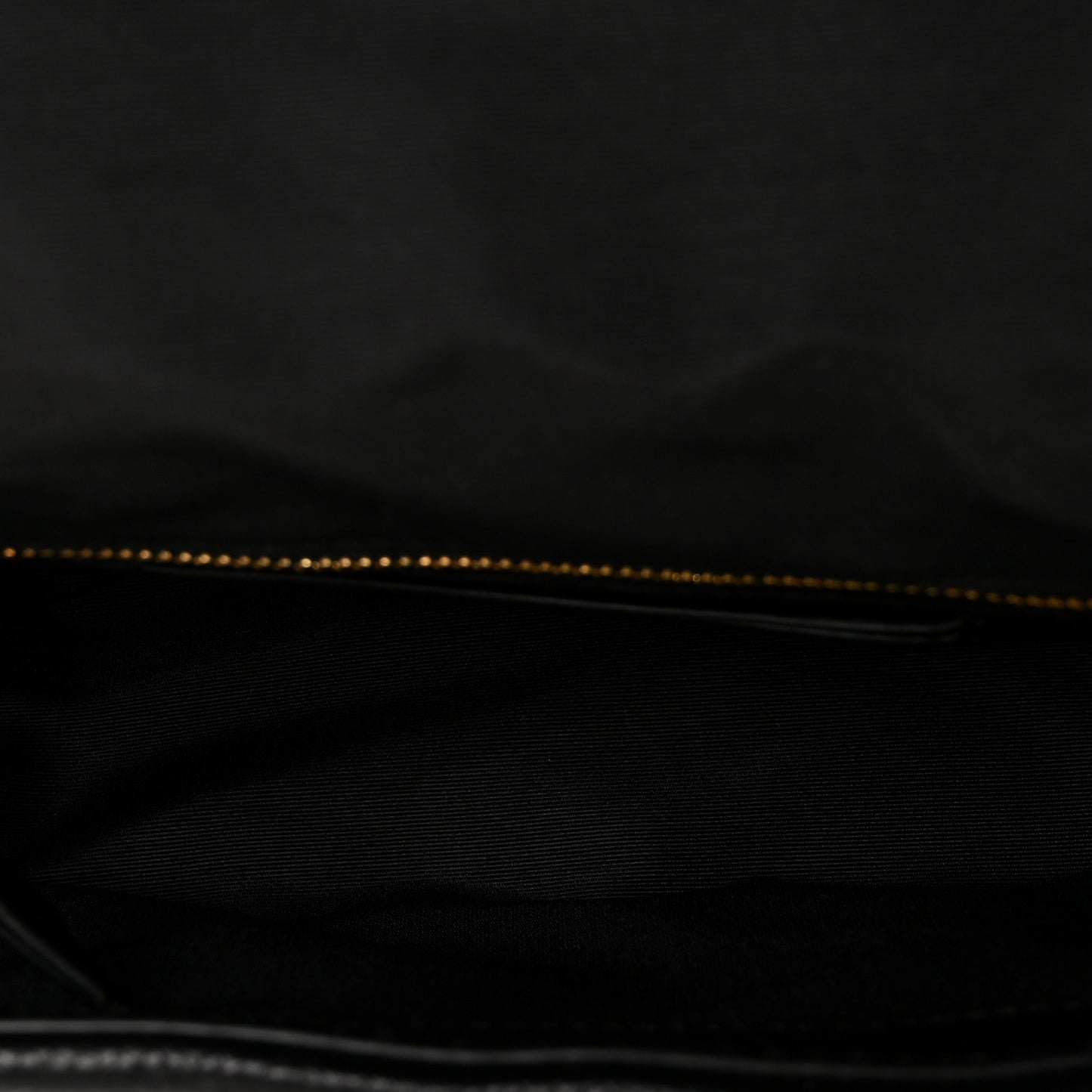 Grained Calfskin Quilted Double Stitched The Status Flap Crossbody Bag Black