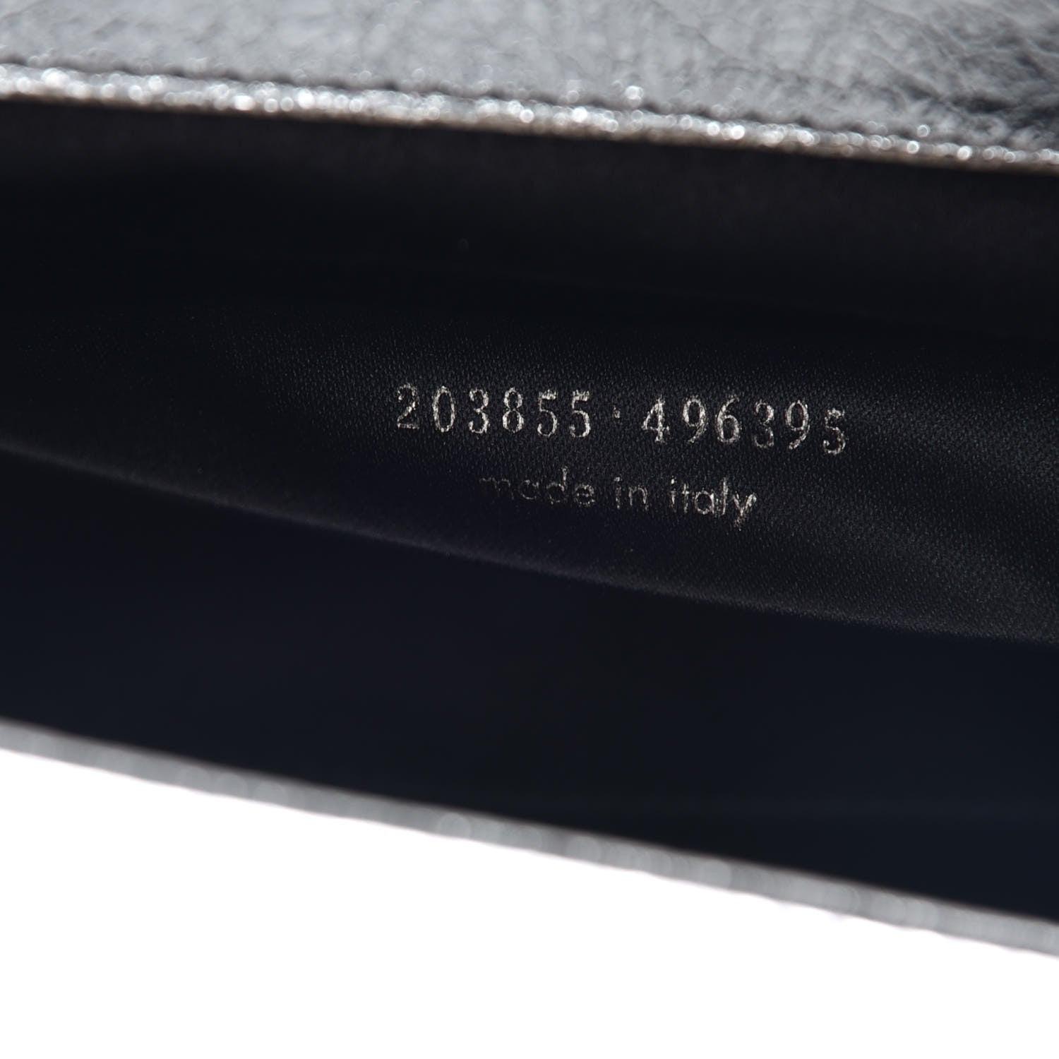 Saint Laurent Metallic Calfskin Monogram Large Belle De Jour Clutch Silver 7 of 10