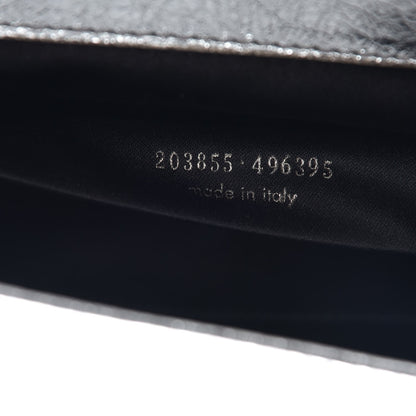 Saint Laurent Metallic Calfskin Monogram Large Belle De Jour Clutch Silver 7 of 10