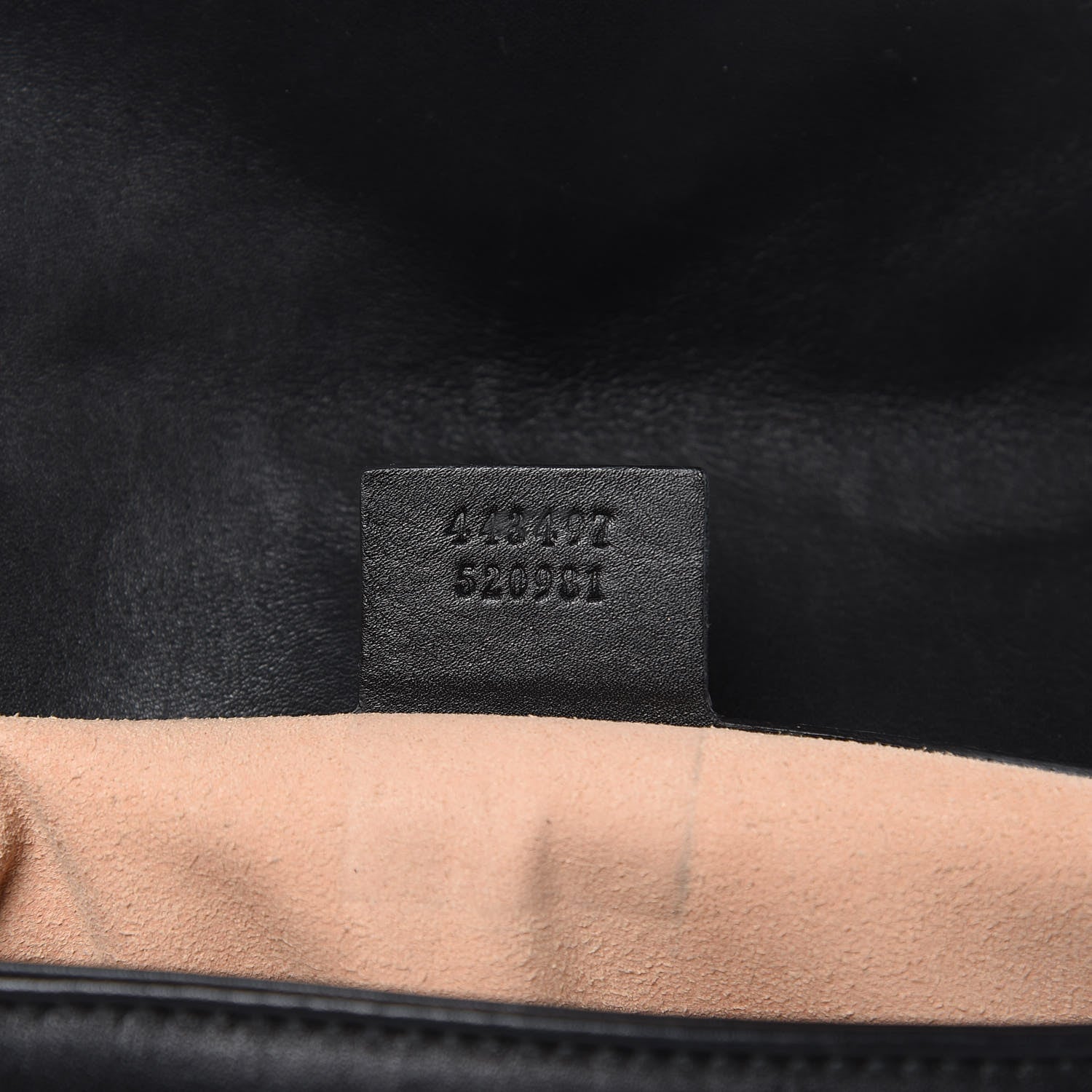 Gucci Calfskin Matelasse Small GG Marmont Shoulder Bag Black 7 of 14