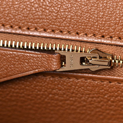 Hermes Togo Bi Color Horseshoe Birkin 35 Jaune Ambre Gold 19 of 34