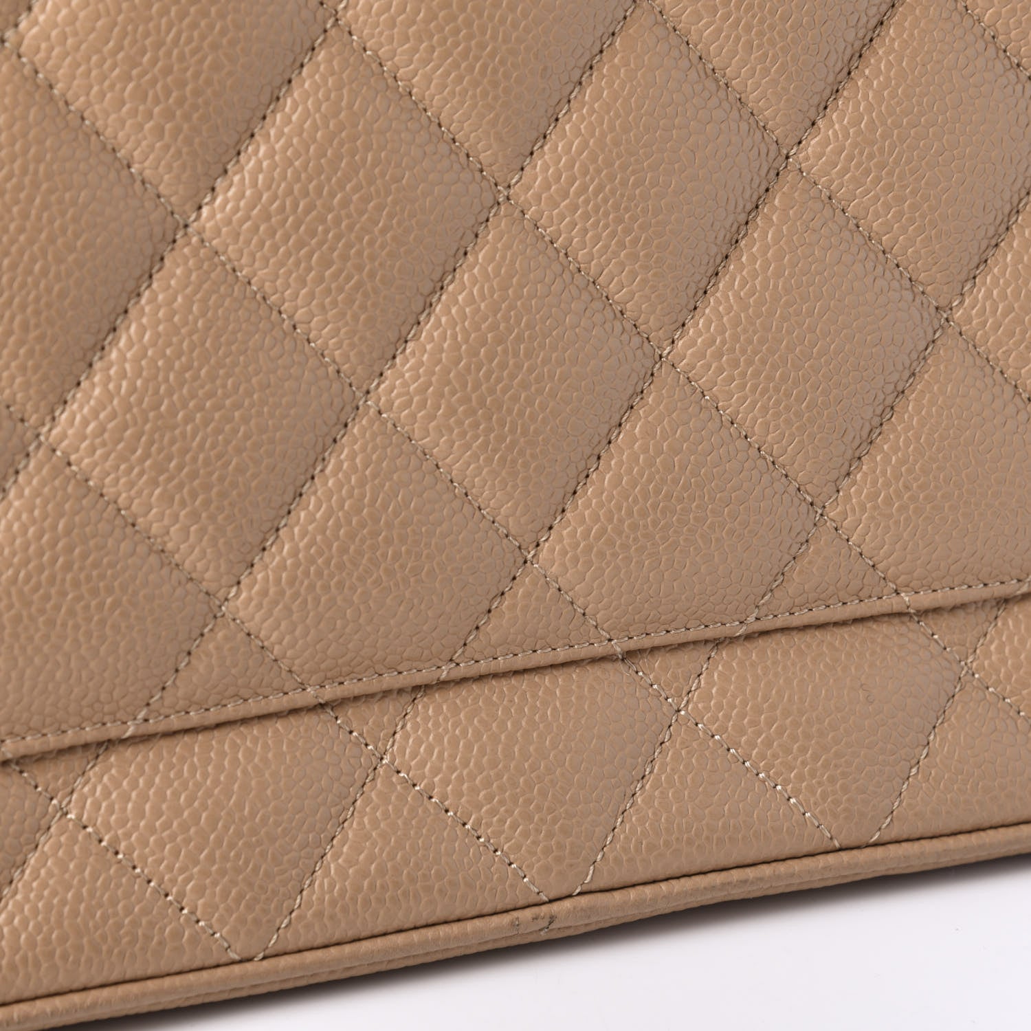 Chanel Caviar Quilted Medallion Tote Beige 11 of 12