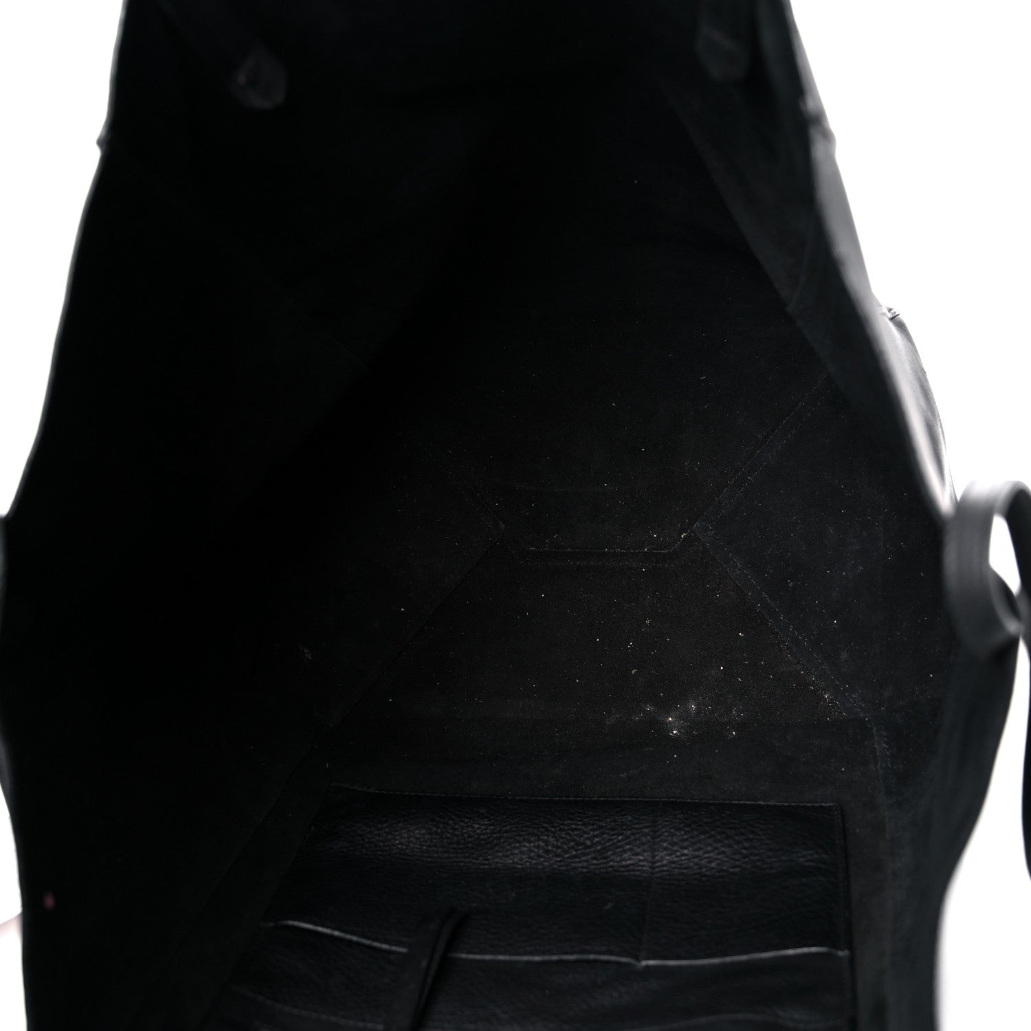 Celine Elephant Calfskin Medium Horizontal Cabas Phantom Black 5 of 19