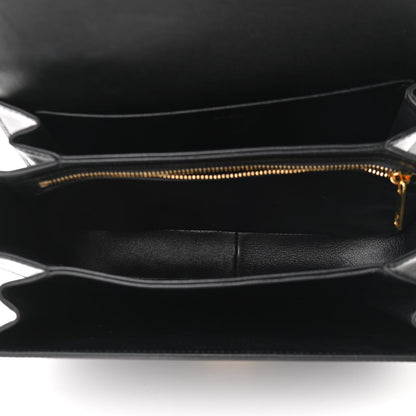 Celine Shiny Calfskin Medium Triomphe Black 5 of 10