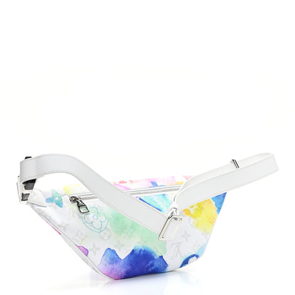 Louis Vuitton Monogram Watercolor Discovery Bumbag Multicolor 3 of 9