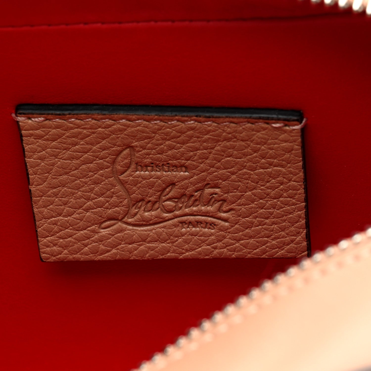 Christian Louboutin Calfskin Mini Rubylou Crossbody Nude 6 of 10