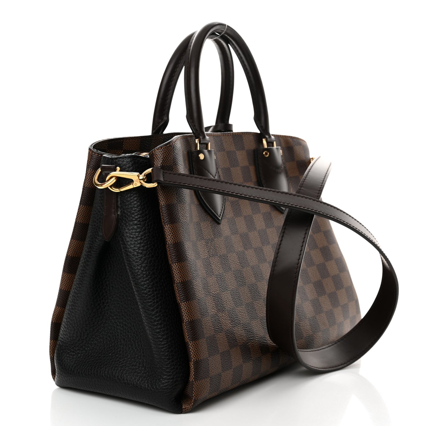 Cuir Taurillon Damier Ebene Normandy Black
