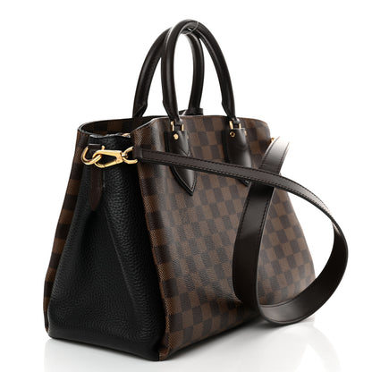 Louis Vuitton Cuir Taurillon Damier Ebene Normandy Black 3 of 13