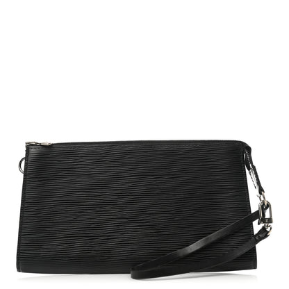 Louis Vuitton Epi Pochette Accessories 24 Black 1 of 11