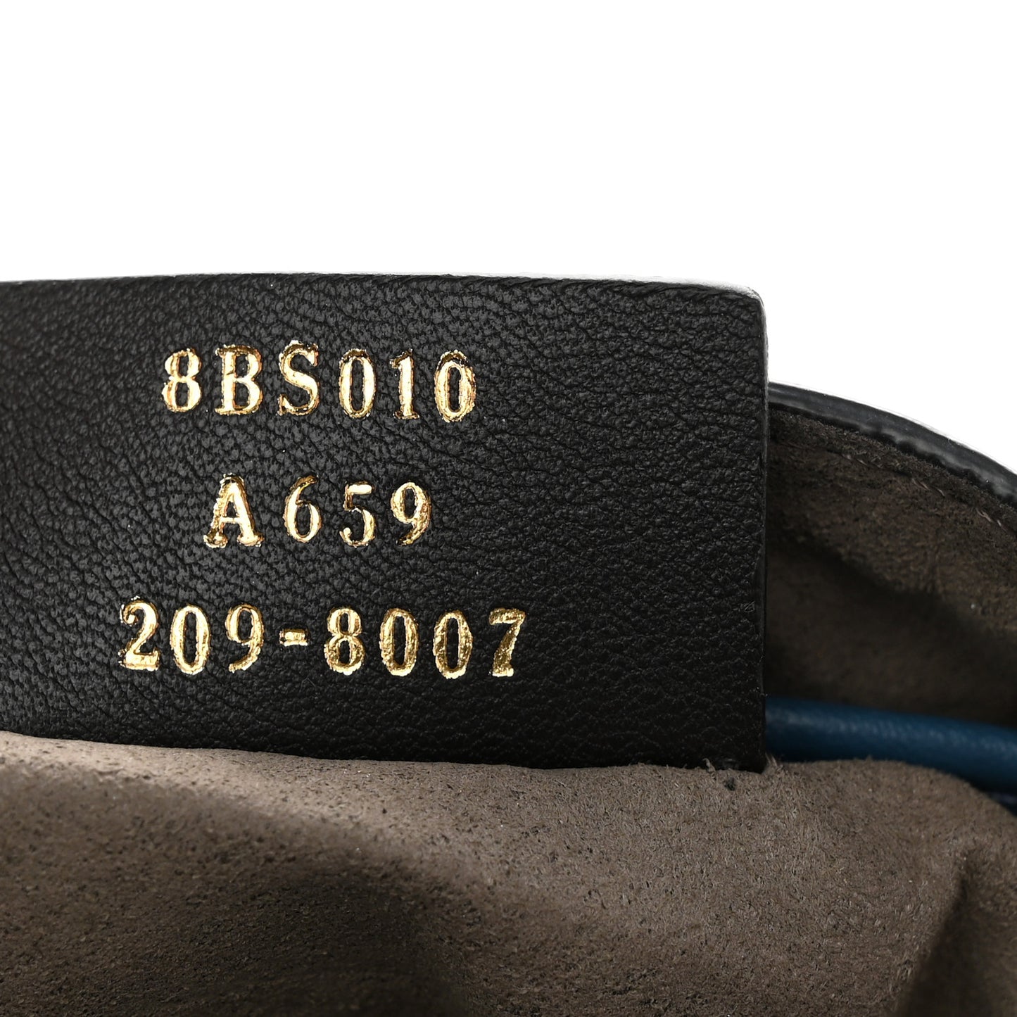 Vitello Liberty F is Fendi Bi-Color FF 1974 Embossed Mini Mon Tresor Bucket Bag Balena Black