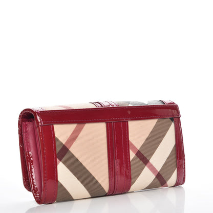 Burberry Supernova Check Penrose Continental Wallet Raspberry Sorbet 3 of 7