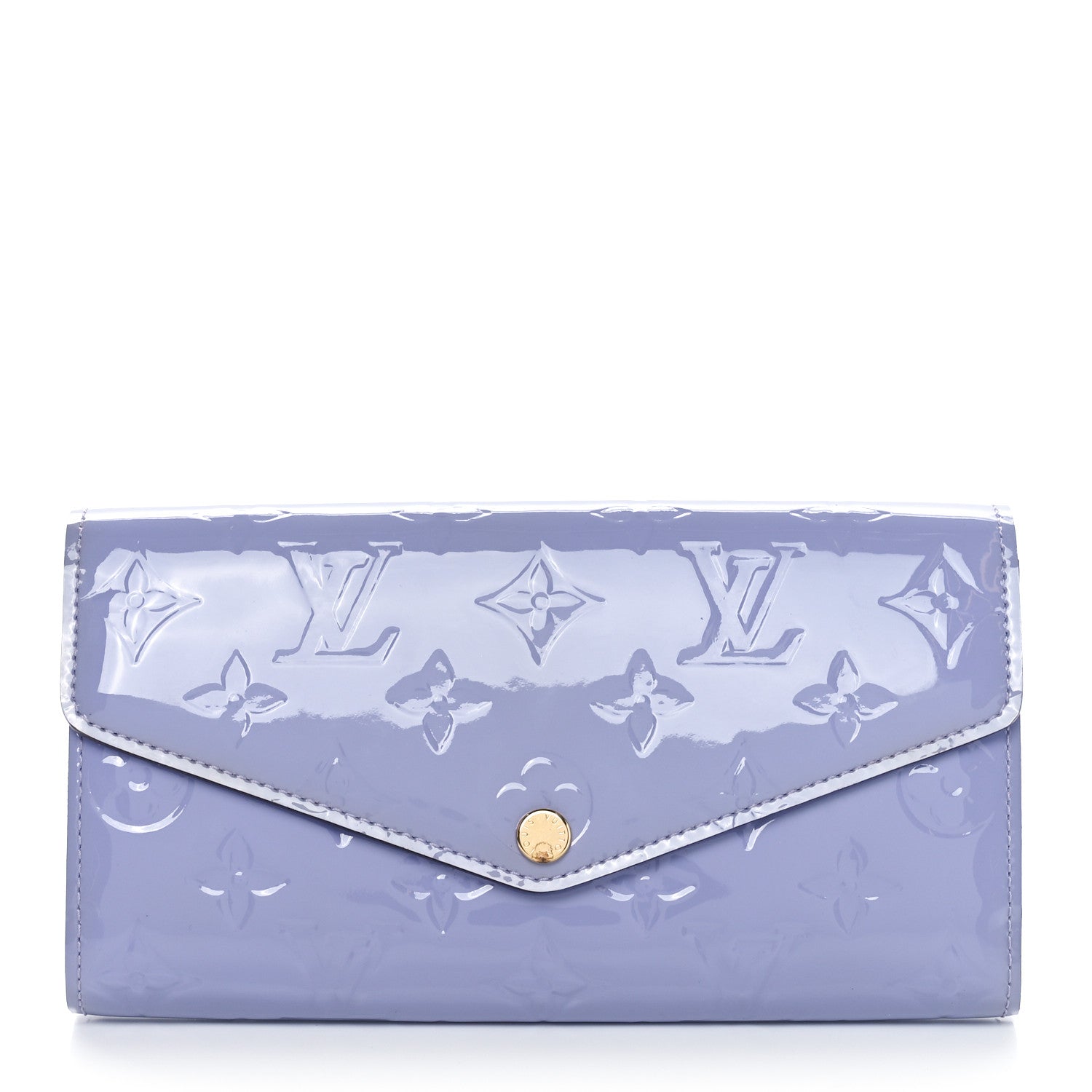 Louis Vuitton Vernis Sarah Wallet NM Lilac 1 of 10